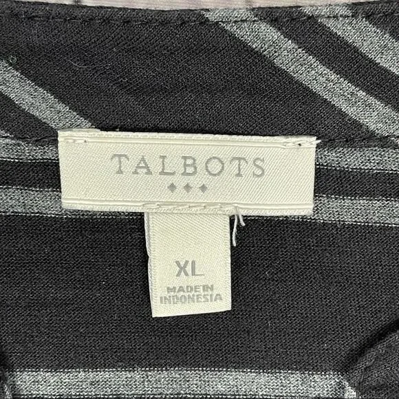 TALBOTS long sleeve classy versatile tunic top with stripes - size XL - Picture 11 of 11